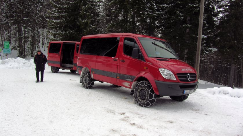 Mit diesen Bussen fahren wir von Reit im Winkl auf die Hindenburghütte