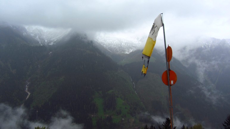 Panoramablick vom Steinerkogel, leicht bewölkt