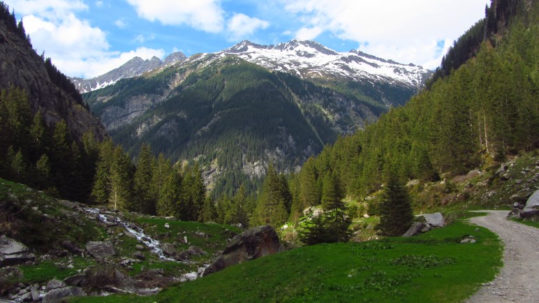 Noch einmal ein Blick in den bauen Himmel des Zillergrunds