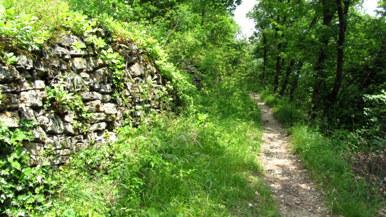 Ein schöner Wanderweg in Richtung Pieve