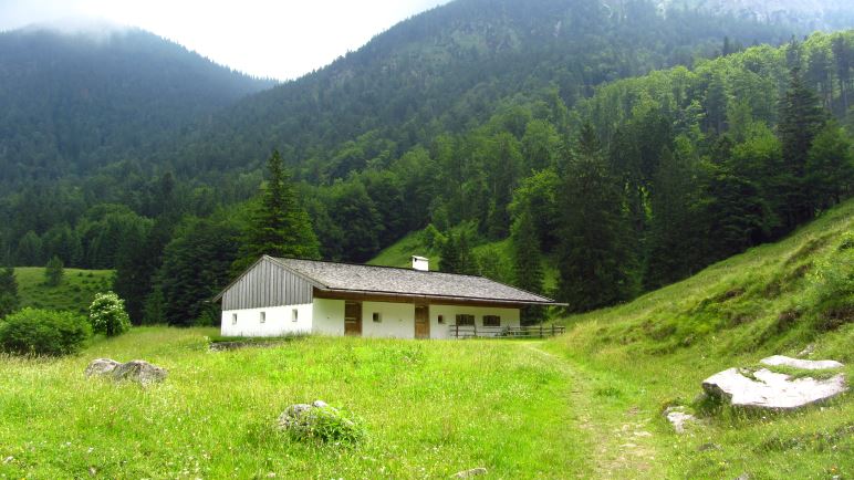 Die Stockeralm, leider nicht bewirtschaftet