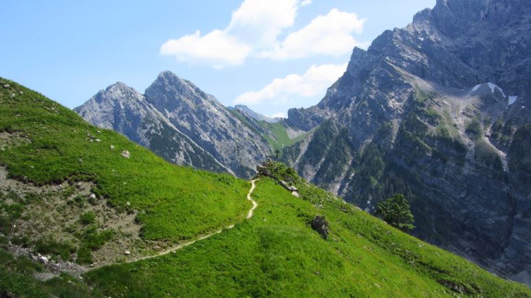 An der Torscharte im Karwendel