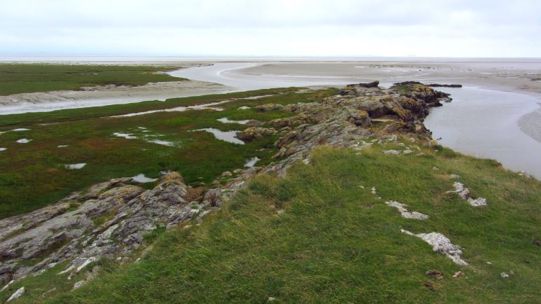 An der Südspitze des Humphrey Head, der in die Morecombe Bay ragt