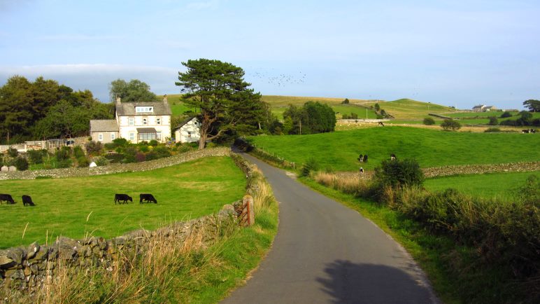 Auf dem Weg von Cark nach Allithwaite