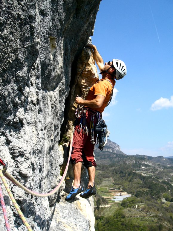 In der "Piccolo Principe" an der Rupe di Santa Massenza unweit des Sarcatals - Foto: Nicole Luzar, Volker Roth