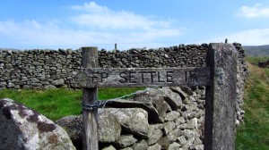 Auf dem Footpath von Settle kommend