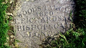Inschrift auf der Attermire Rifle Range