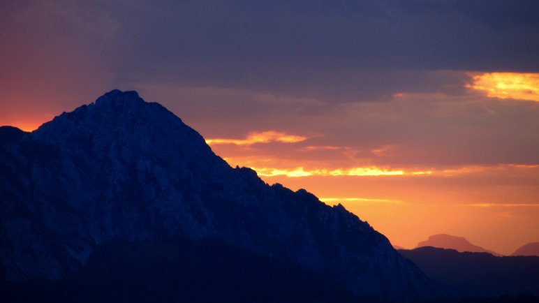 Auf der Gablonzer Hütte, sehr früh