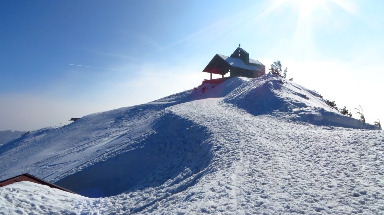 Die Gipfelkapelle auf dem Hochfelln