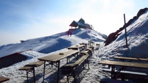 Und hier die Kapelle, vom Hochfelln-Haus aus gesehen