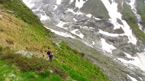 Im Aufstieg zur Greizer Hütte