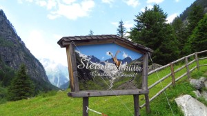 Die Steinbockhütte, auf 1380 Metern im Floitengrund