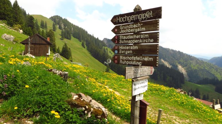 I muss auffi, nicht auf den Watzmann, aber zum Hochgern-Gipfel