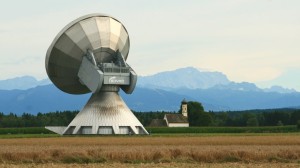 Antenne, Kirche, Berge