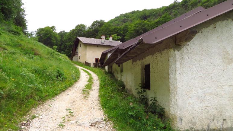 An der Malga Vil, kurz vor dem Passo Guil