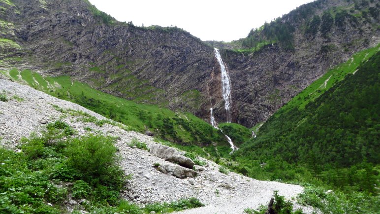 Der Bergacht-Wasserfall