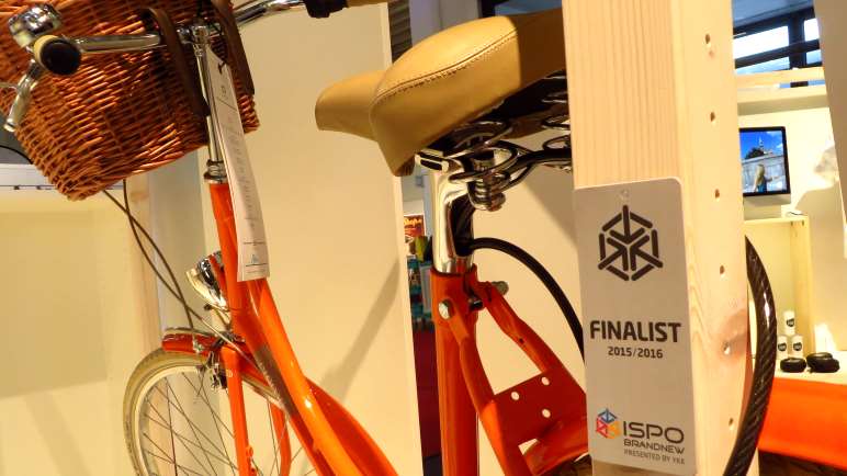 Das Fahrradschloss verschwindet in der Sattelstange, eine gute Idee!