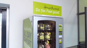 Der Smartwool-Sockenautomat - Sachen gibts. Aber es ist ja für einen guten Zweck