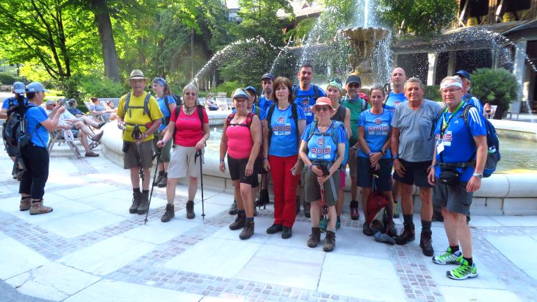 Geschafft: Alle Teilnehmer kommen in Bad Reichenhall an