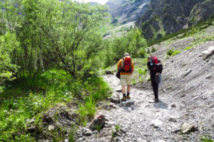 Gemütliches Wandern hinter der Gramaialm