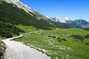Auf dem Weg zum Karwendelhaus