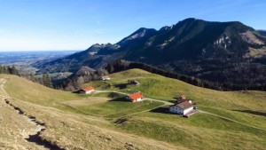 Blick zurück zu den Daffnerwaldalmen