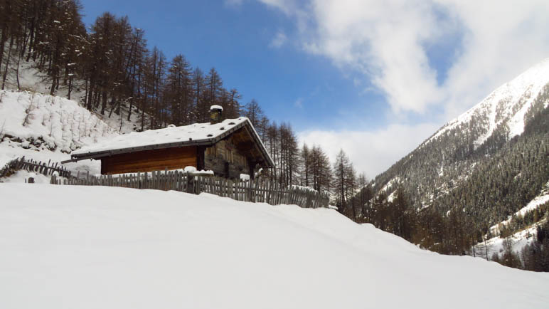 Auf dem Weg zur und von der Moseralm passieren wir die Wannseralm