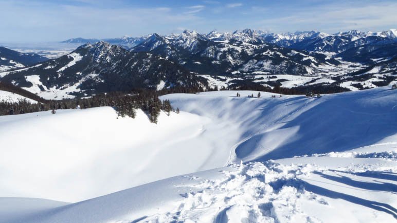 Panoramablick am Wertacher Hörnle