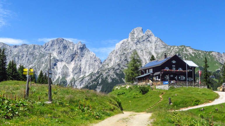 Zurück an der Mödlinger Hütte