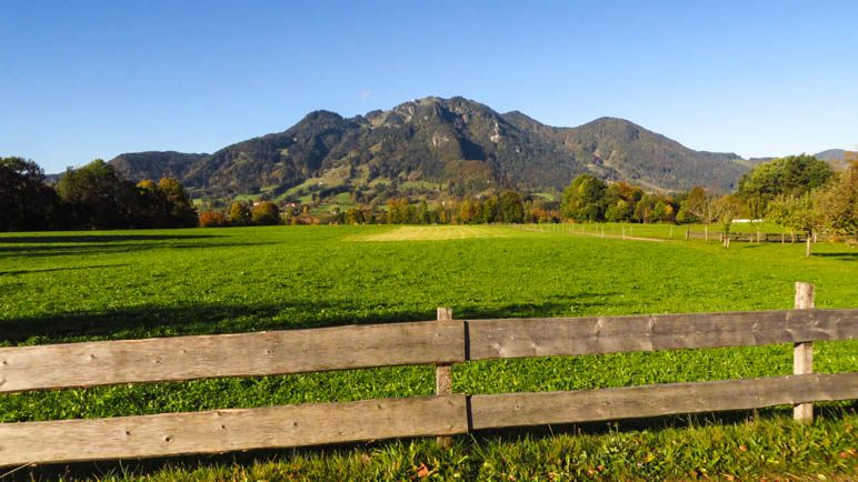 EIn Blick hinüber zum Brauneck