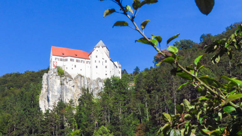 Burg Prunn, hierhin werde ich auf dem Altmühltal-Panoramaweg wandern