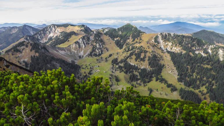 Die Schlierseer Berge, hier etwa in Blickrichtung zum Schliersee