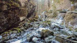 Die Breitachklamm, hier ist sie wirklich noch breit