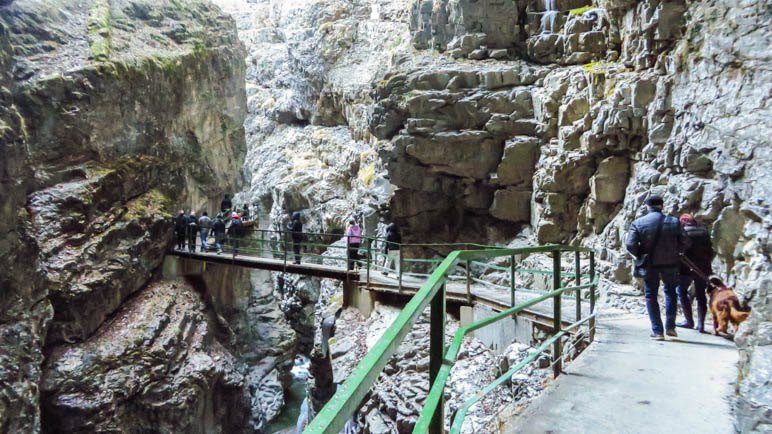 Eine weitere Brücke, kurz vor dem Klammausgang