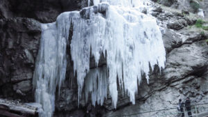 Eiszapfen in der Breitachklamm