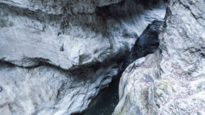 Nur Fels: Eine enge Stelle in der Breitachklamm