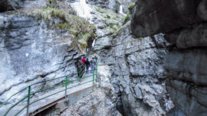 Auf dem Weg durch die Breitachklamm