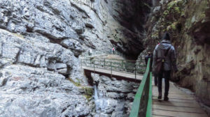 Blick zurück kurz vor dem Klammausgang