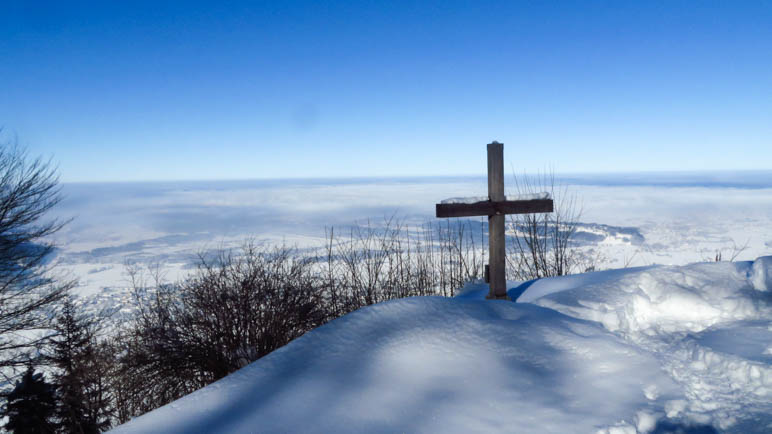 Noch ein blick über den Chiemgau in Richtung München