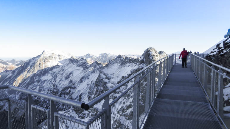 Auf dem Nebelhorn-Nordwandsteig