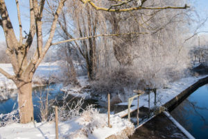 Am Wehr bei der Kressiermühle