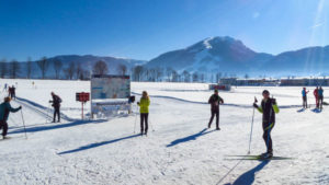 Es sind schon einige Leute unterwegs, voll wird es aber nicht
