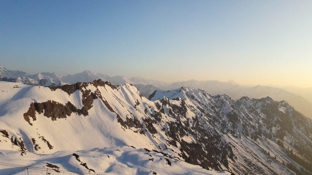 Sonnenuntergange Am Nebelhorn Auf Den Berg De