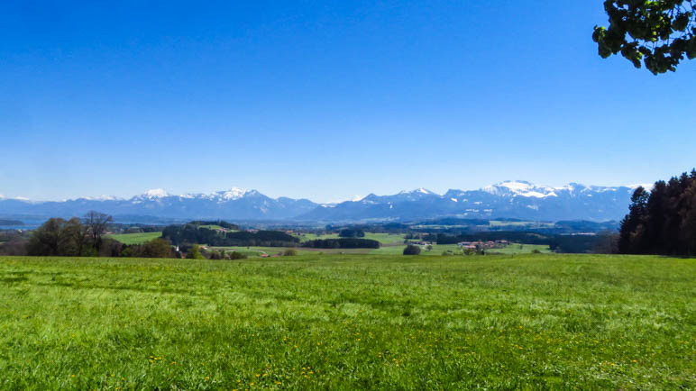 Die Aussicht auf der Ratzinger Höhe. Toll, oder?