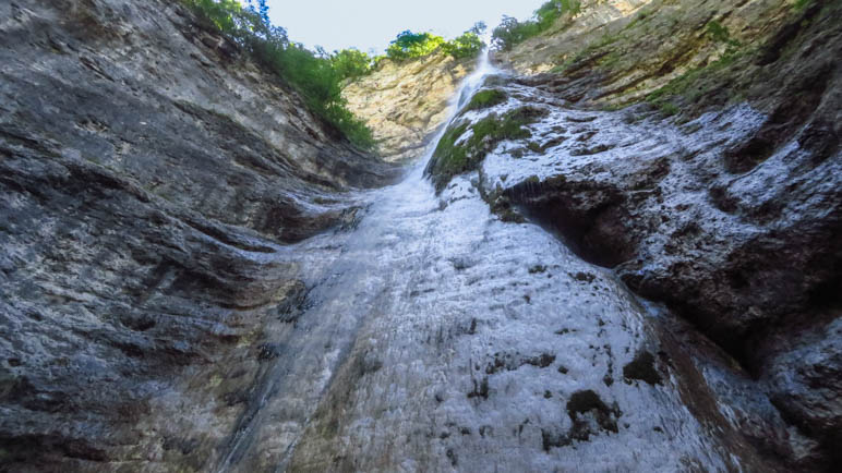 Der Wasserfall am Pausenplatz