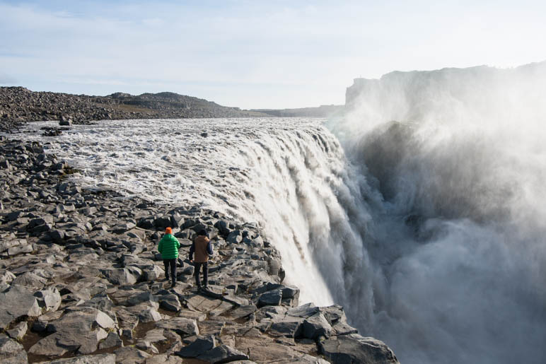 Einer der mächtigsten Wasserfälle Islands, der Dettifoss