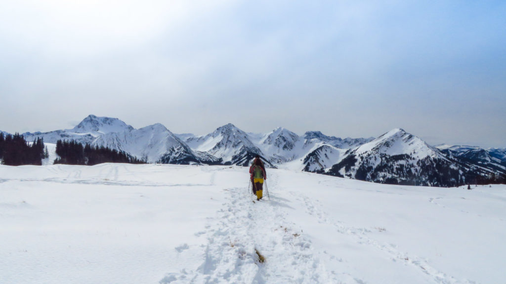 Dann doch lieber so. Wintererlebnis am Schönkahler, auch in den Allgäuer Alpen