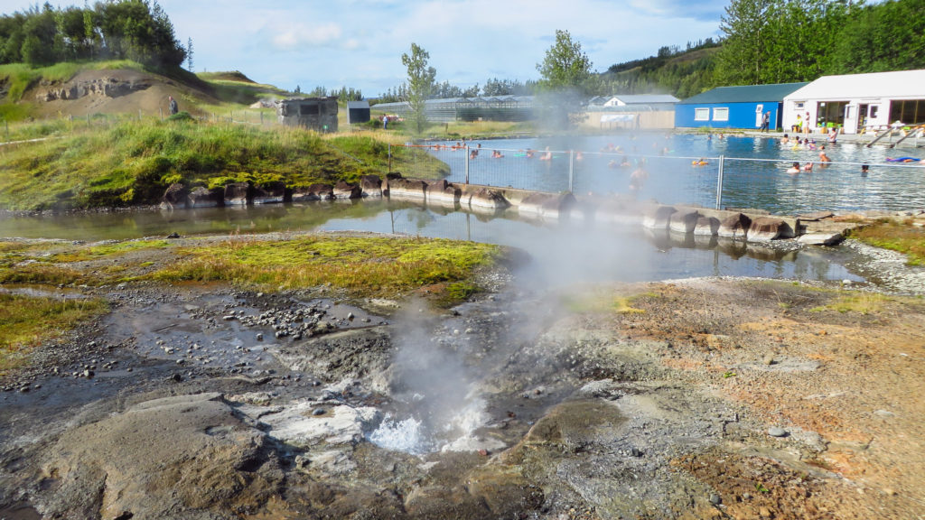 Der Litli Geysir. Ist er nicht nett, der Kleine?