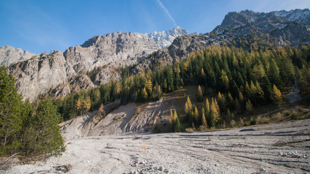 Im Wimbachgries, vom Bergsteigerdorf Ramsau aus erreichbar