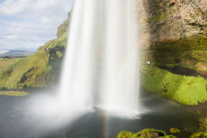 Seljalandsfoss und See